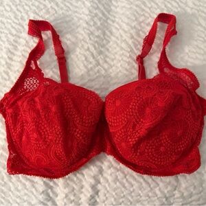 Victoria's Secret Red Lace Bra